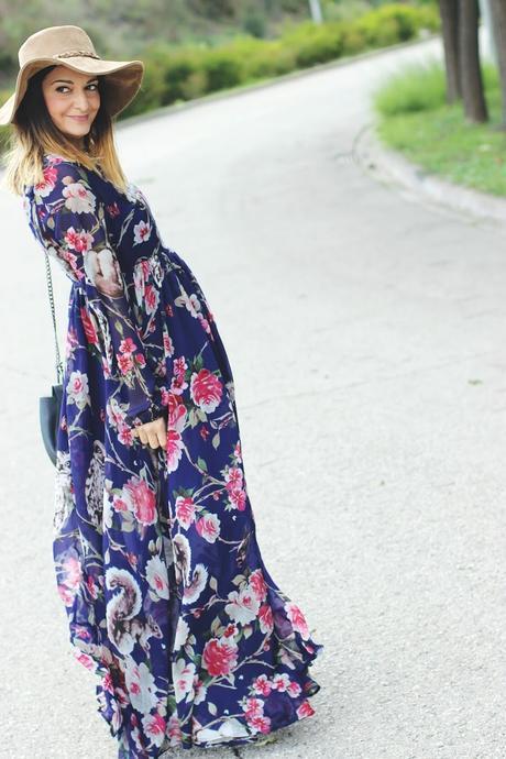 Maxi vestido floreado Maxi vestido floreado