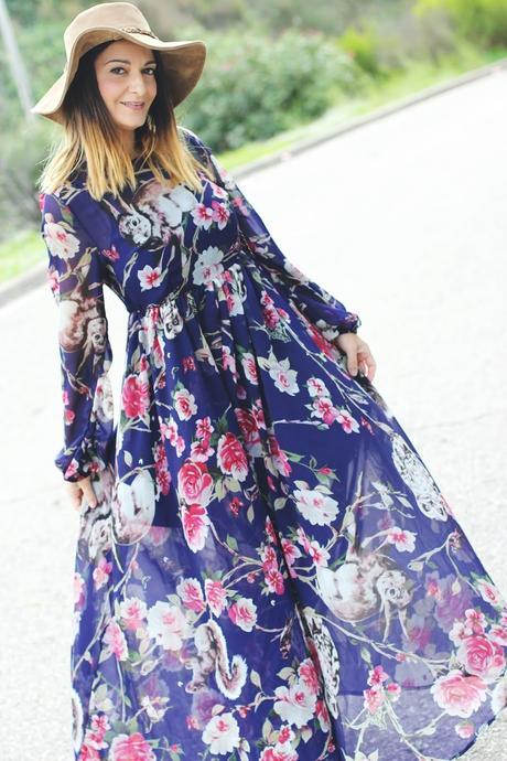 Maxi vestido floreado Maxi vestido floreado