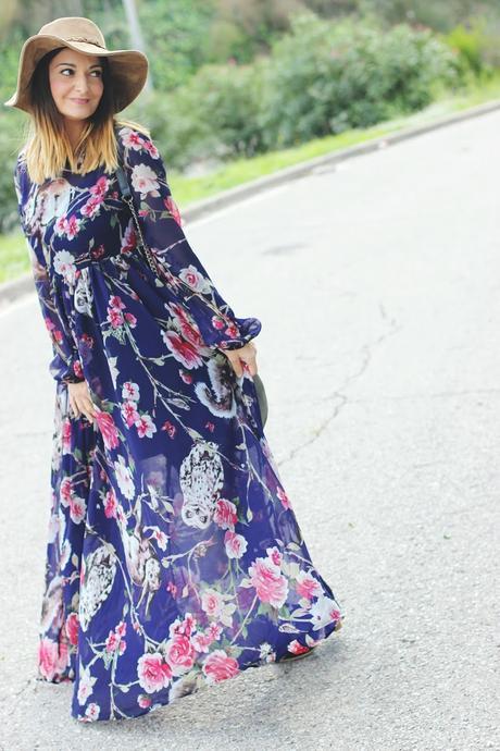 Maxi vestido floreado Maxi vestido floreado