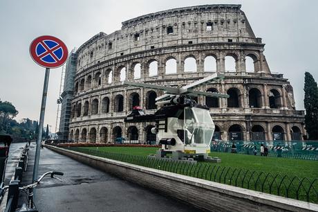 Lego into the everyday urban landscapes of Rome by Domenico Franco