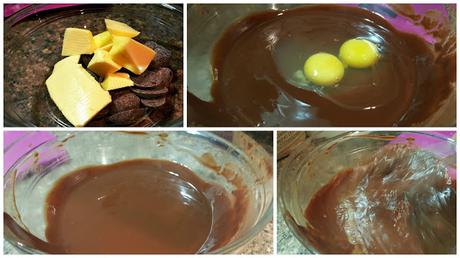 amantes del chocolate... brownie dos colores!!!