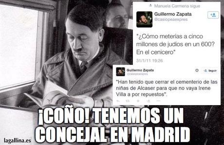 meme_concejal_podemos_guillermo_zapata_humor_nazi_gallina_ilustrada