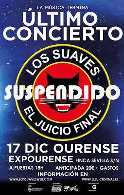 Los Suaves cancelan su concierto de despedida en Ourense por la precaria salud de Yosi