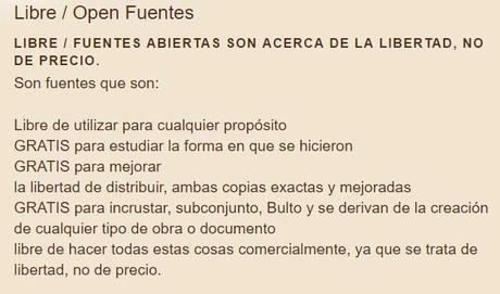 Font Library Fuentes Libres