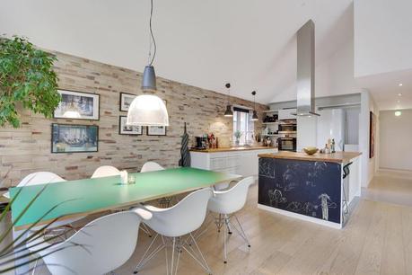 muebles cocina estilo escandinavo encimera de madera cocina nórdica cocina diáfana cocina abierta blog decoración nórdica armarios bajos de cocina 