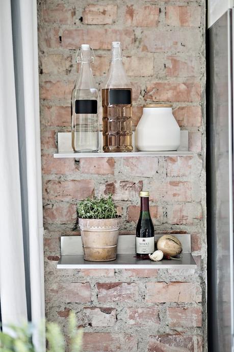 open concept mini pisos distribución diáfana diseño pisos pequeños decoración pisos pequeños decoración blanco Cocina abierta en un piso pequeño cocina abierta blog decoración nórdica 