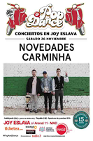 Concierto de Novedades Carminha en Joy Eslava
