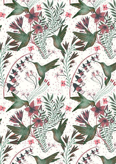 Palmeras, hojas, flores... Patterns de inspiración tropical