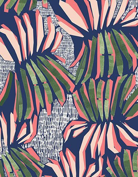 Palmeras, hojas, flores... Patterns de inspiración tropical