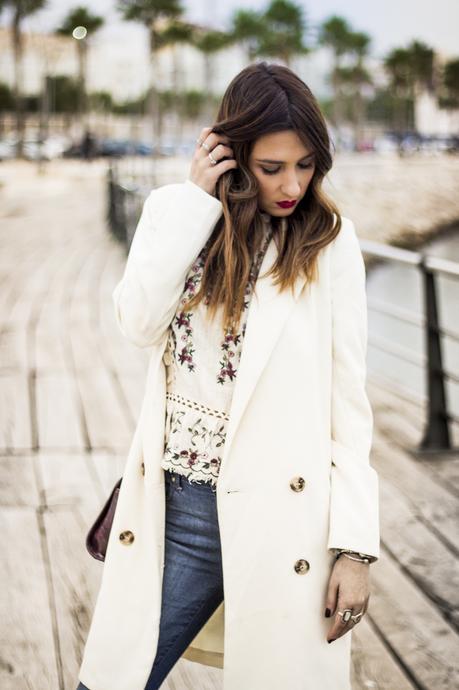 FLORAL BLOUSE AND DENIM