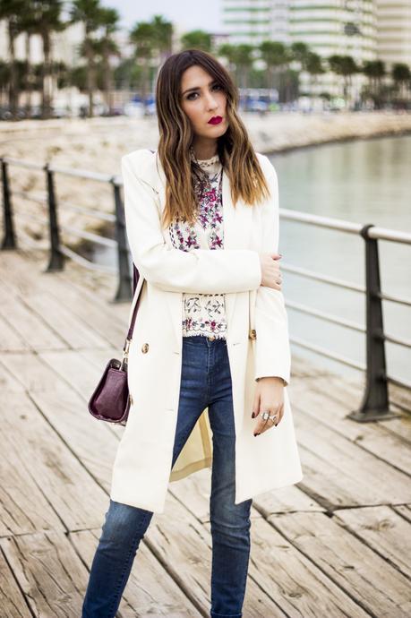 FLORAL BLOUSE AND DENIM