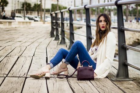 FLORAL BLOUSE AND DENIM