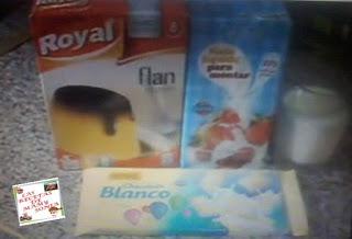FLAN DE CHOCOLATE BLANCO FÁCIL