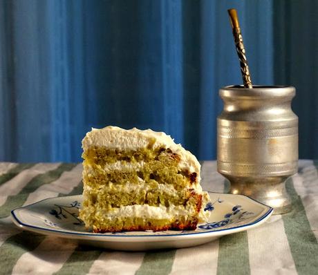 Torta de yerba mate