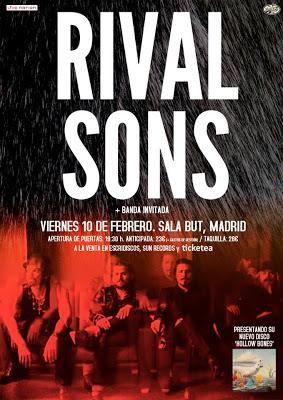Rival Sons, en febrero de 2017 en Gijón y Madrid