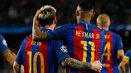 Neymar y Messi llegan juntos a Belo Horizonte Neymar y Messi llegan juntos a Belo Horizonte