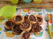 Rollitos hojaldre nutella