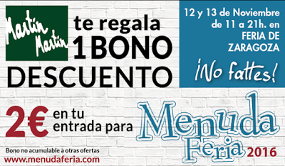 BLOGSSIPGIRL PARTICIPA: VII EDICIÓN MENUDA FERIA. 12-13 NOVIEMBRE EN FERIA DE ZARAGOZA