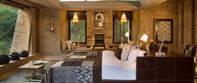 Lodge Rustico en la entrada al Parque Nacional de Panna