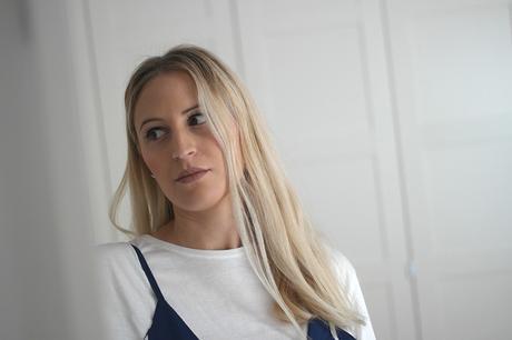 STRIPED JUMPSUIT WITH BELL SLEEVE