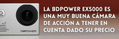 La BDPower EX5000 es una muy buena camara de acción a tener en cuenta dado su precio