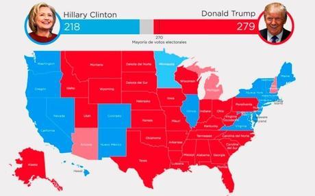 Donald Trump gana la presidencia de Estados Unidos