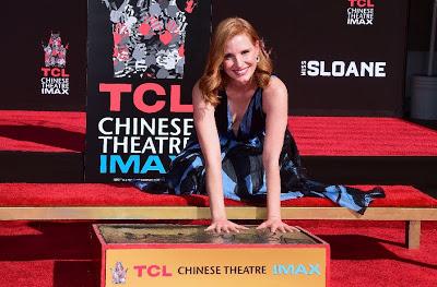 Jessica Chastain ya tiene su baldosa en Hollywood