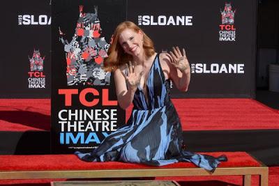 Jessica Chastain ya tiene su baldosa en Hollywood