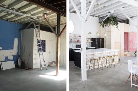 increíble reforma de una cocina en un antiguo almacén
