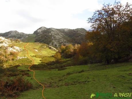 Bajando de Tresllué a Fana