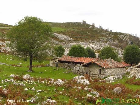 Vega la Cueva en la zona de Lagos de Covadonga