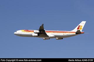 AVIÓN AIRBUS A340 EC-GUQ