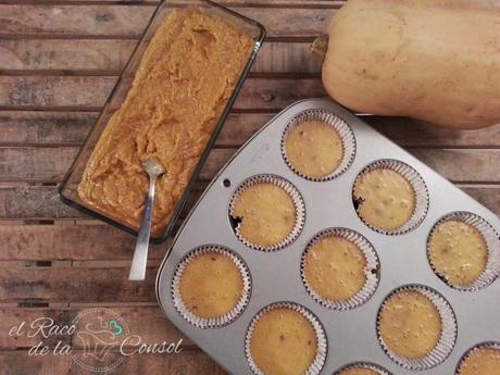 Cupcakes chocolate y calabaza