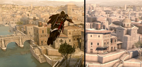 Assassin's Creed The Ezio Collection muestra vídeo comparativo del antes y del después