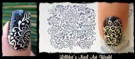 Manicura con la placa Indian 04 de Cici&Sisi Manicura con la placa Indian 04 de Cici&Sisi