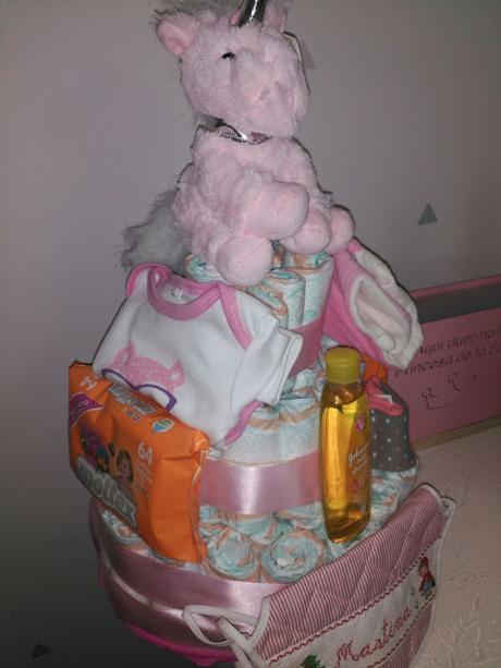 TARTA DE PAÑALES PARA MARTINA