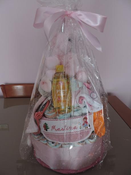 TARTA DE PAÑALES PARA MARTINA