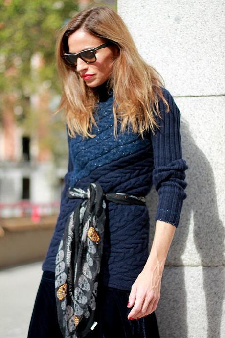 blue velvet : lana y terciopelo