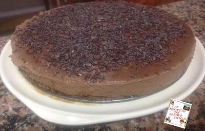 TARTA DE CHOCOLATE CON ALMENDRAS