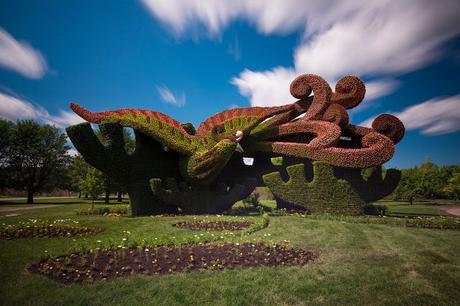 Mosaïcultures International: esculturas hechas de plantas que te dejarán boquiabierto