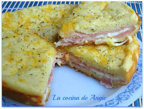 COCA DE JAMÓN Y QUESO (Olla GM)