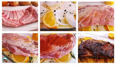 Falda de cordero a la naranja