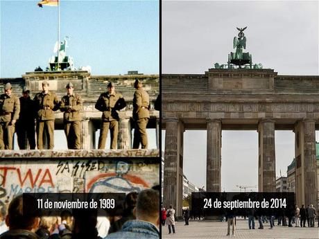Historia reciente:  El 9 de noviembre de 1.989 fue destruido el Muro de Berlín.