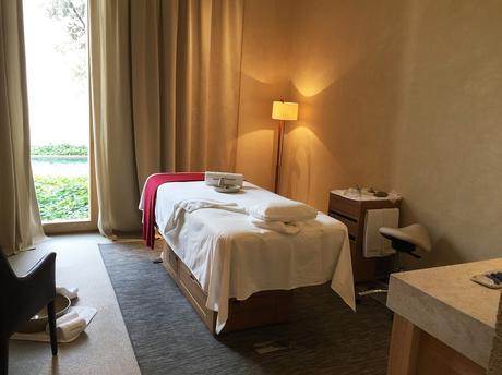 Vista de la cabina de servicios. No tengo foto de la ducha se quedaba muy oscura. Wellness & Spa LeDomaine, un Santuario para tus cinco sentidos