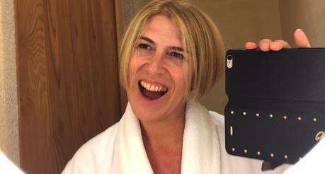 La iluminación del tocador del vestuario es muy chula, no pude resistirme a un selfie :) Wellness & Spa LeDomaine, un Santuario para tus cinco sentidos