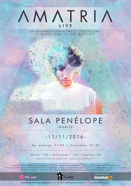 Concierto de Amatria en Sala Penélope