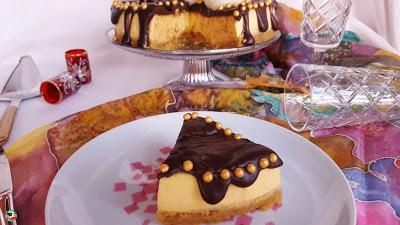 Tarta fácil de mango y chocolate