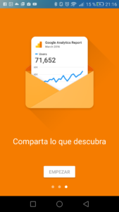 Google Analytics comparte