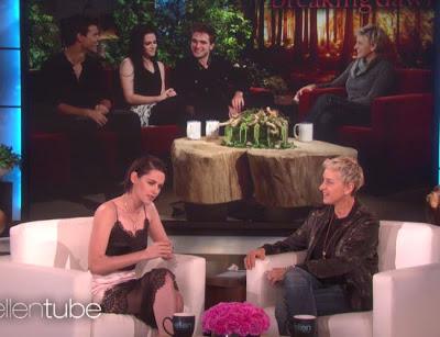 Kristen Stewart en el show de Ellen DeGeneres