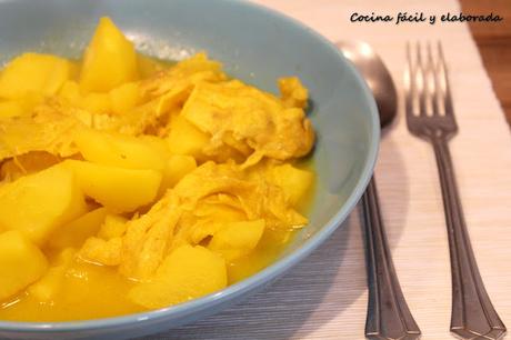 GUISO DE PATATAS CON RAPE